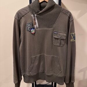 Polo Ralph Lauren MTN Expedition Brown Military Patch Jacket